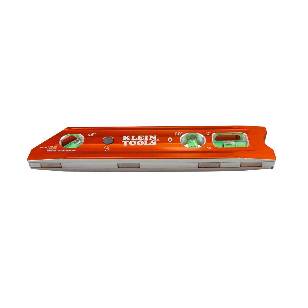 Klein Tools 935RBLT Lighted Torpedo Billet Level, Rare-Earth Magnet - Edmonson Supply