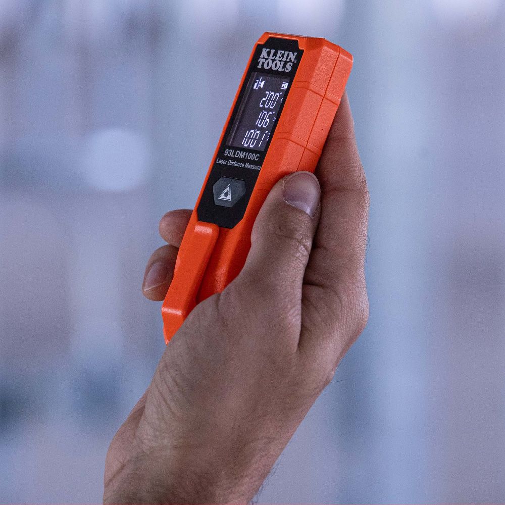 Klein Tools 93LDM100C Compact Laser Distance Measure - Edmondson Supply
