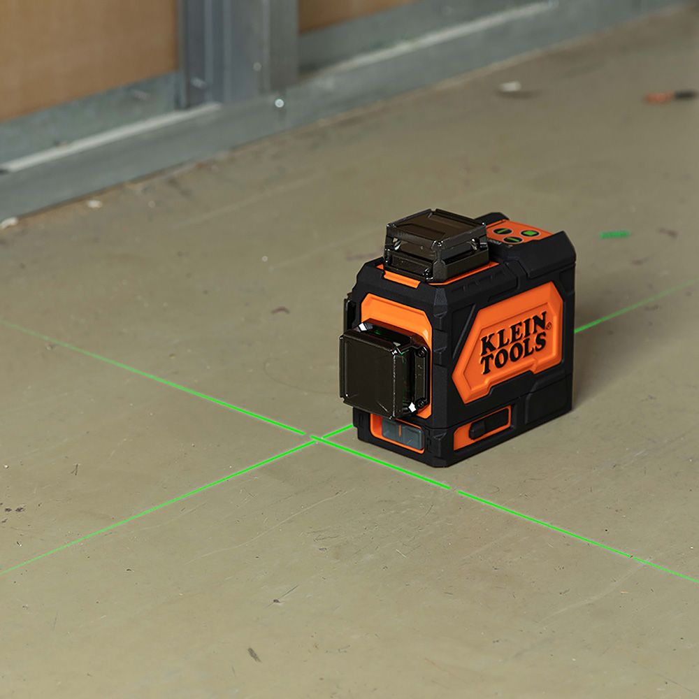 Klein Tools 93PLL Rechargeable Self-Leveling Green Planar Laser Level - Edmondson Supply