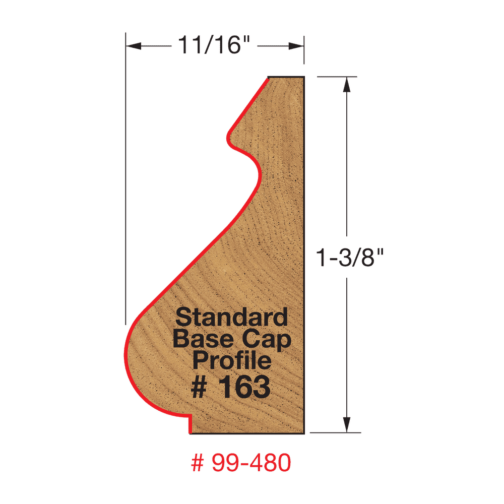 Freud 99-480 1‑3/4" Base and Cap Bit - Edmondson Supply