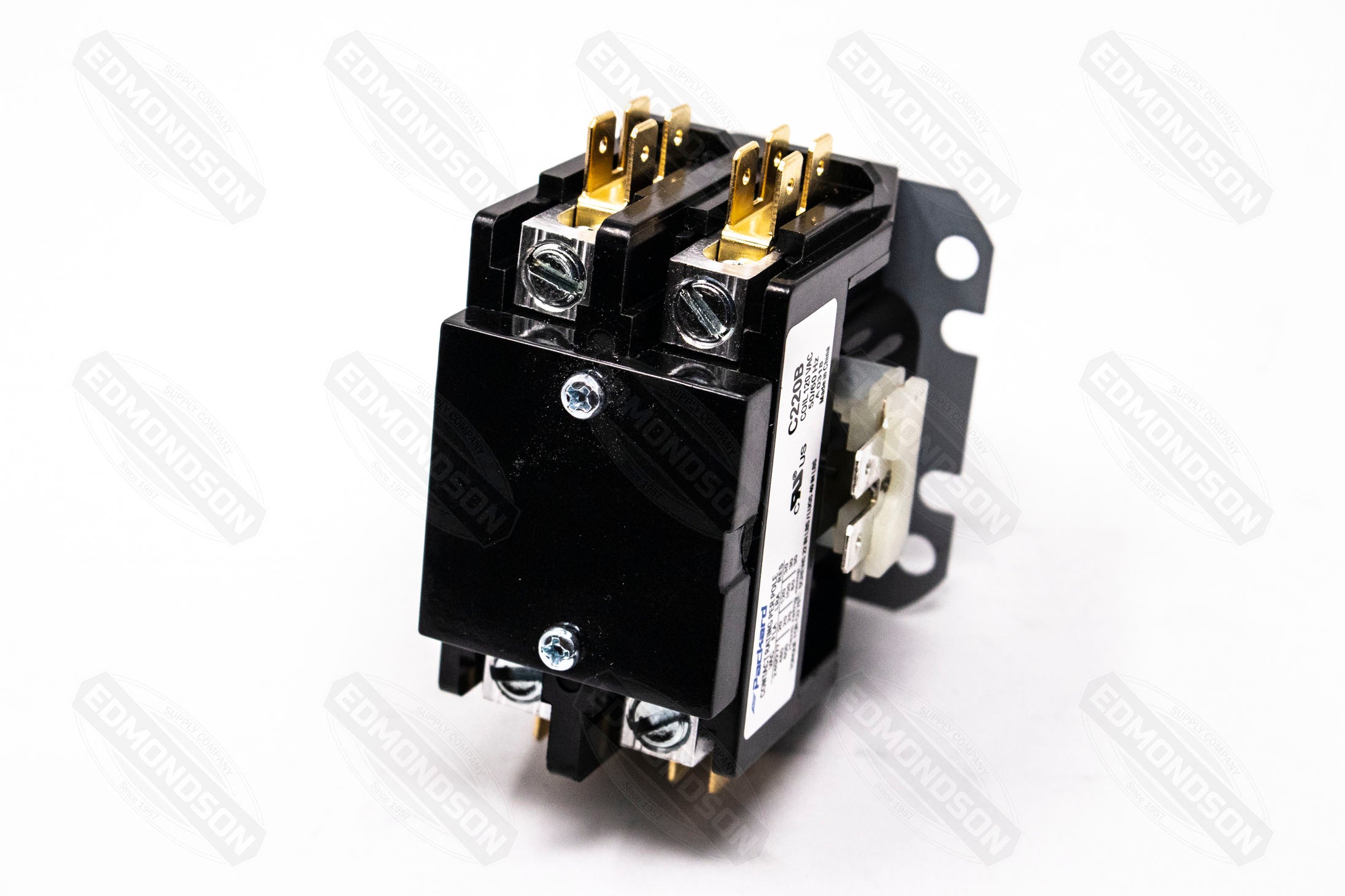Packard C220B Contactor 2 Pole 20 Amps 120 Coil Voltage - Edondson Supply