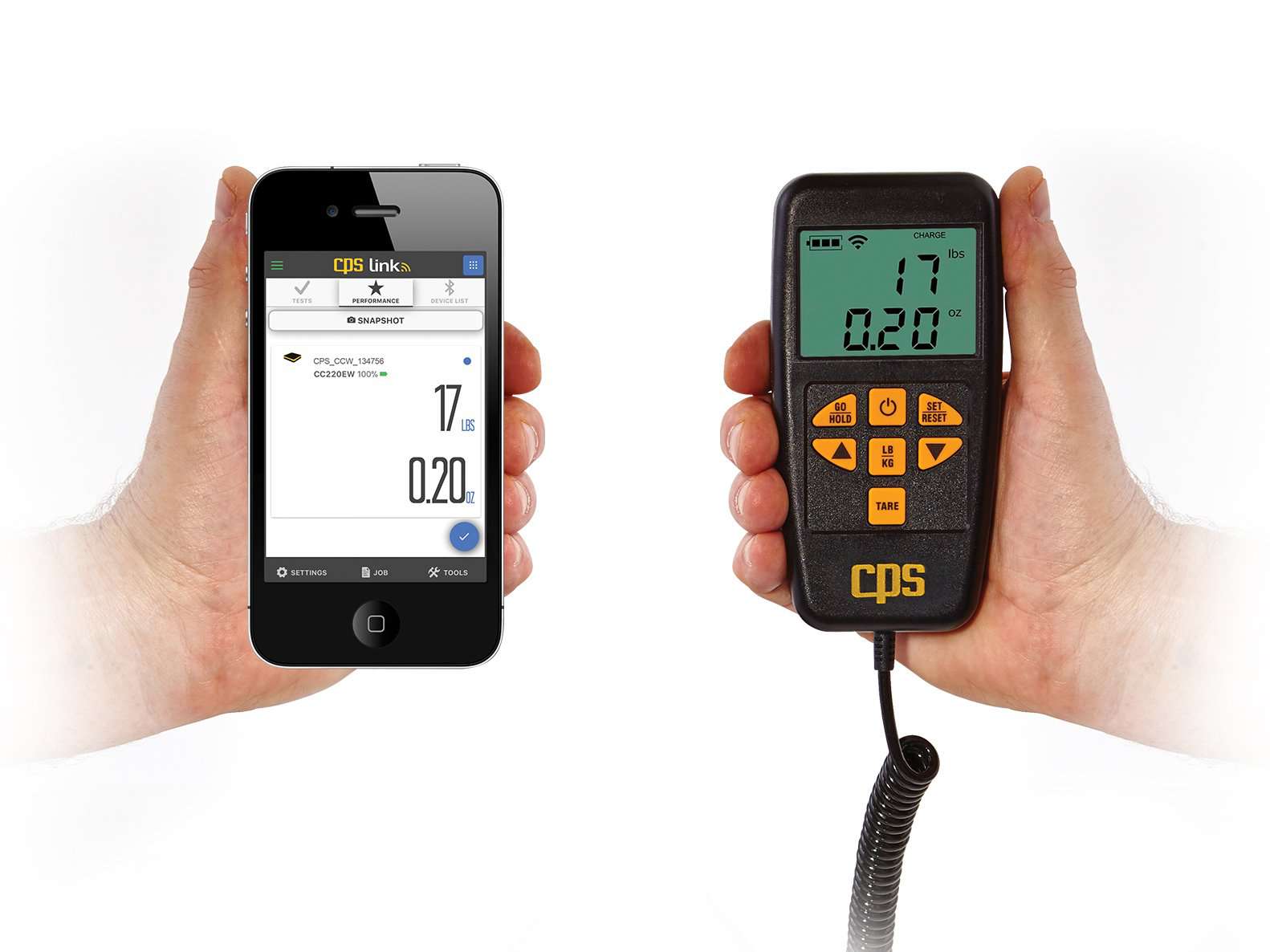 CPS CC220EW Compute-A-Charge Enhanced Wireless Refrigerant Charging Scale - Edmondson Supply