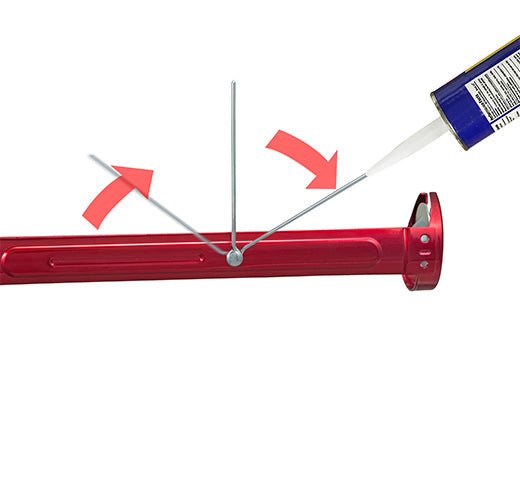 Tajima CNV-100SP26 Convoy® Super 26, Extra-High Thrust Rotary Caulk Gun, 1/10 Gallon - Edmondson Supply