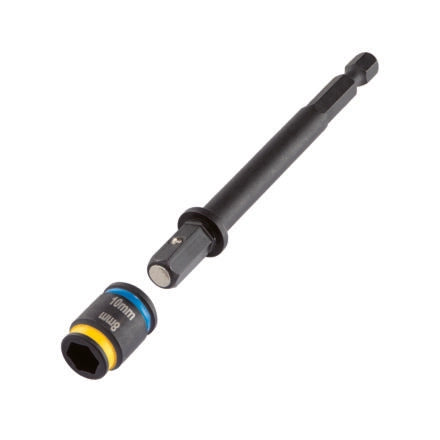 Malco Tools MSHMLCM2 C-RHEX® Cleanable, Reversible Magnetic Hex Driver (8mm and 10mm), 4" - Edmondson Supply