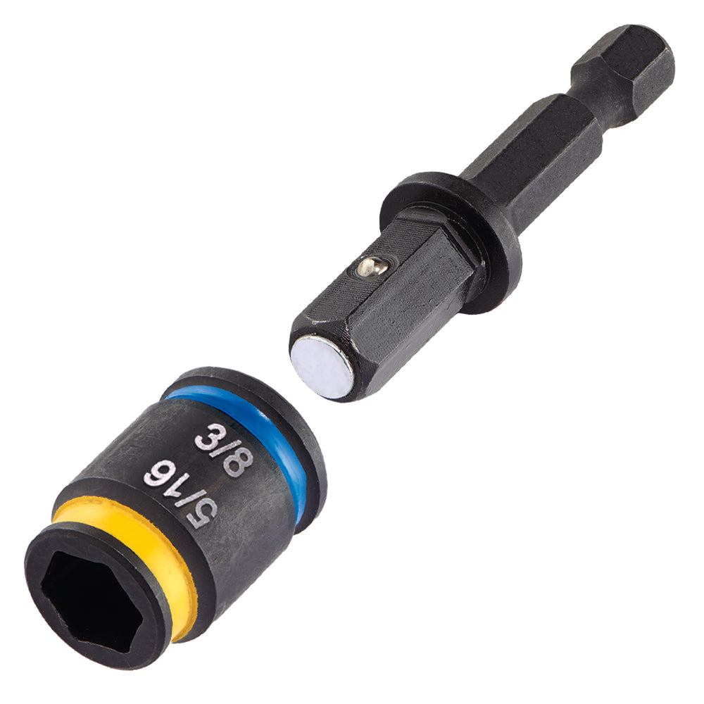 Malco Tools MSHC1 2-Inch C-Rhex Cleanable, Reversible Magnetic Hex Driver, 5/16" & 3/8" - Edmondson Supply