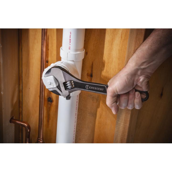 Crescent Tools ATWJ2610VS 2 Pc. Wide Jaw Adjustable Wrench Set 6" & 10" - Edmondson Supply