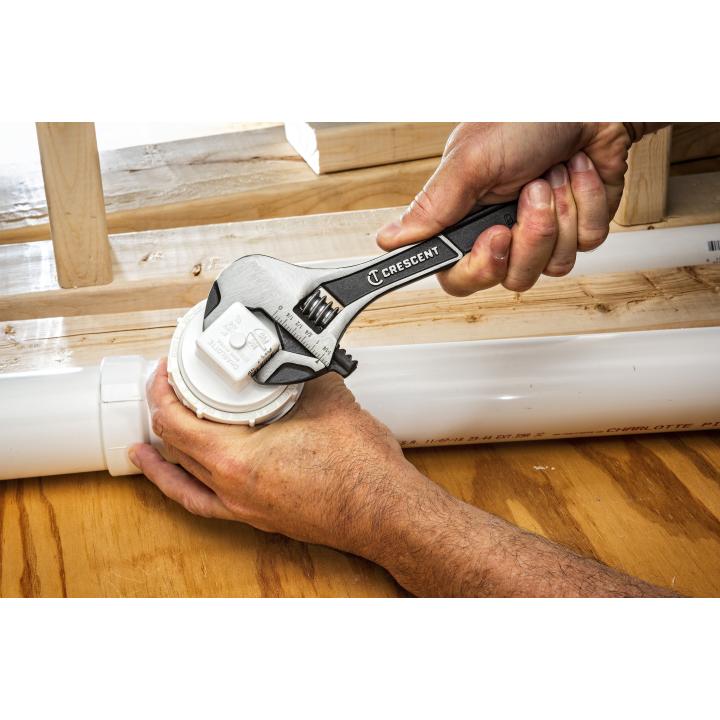 Crescent Tools ATWJ2610VS 2 Pc. Wide Jaw Adjustable Wrench Set 6" & 10" - Edmondson Supply