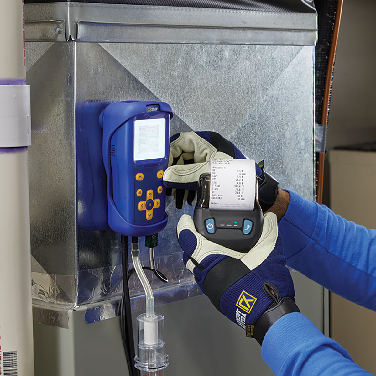 Yellow Jacket 68602 Combustion Analyzer with Printer (CA502P) - Edmondson Supply