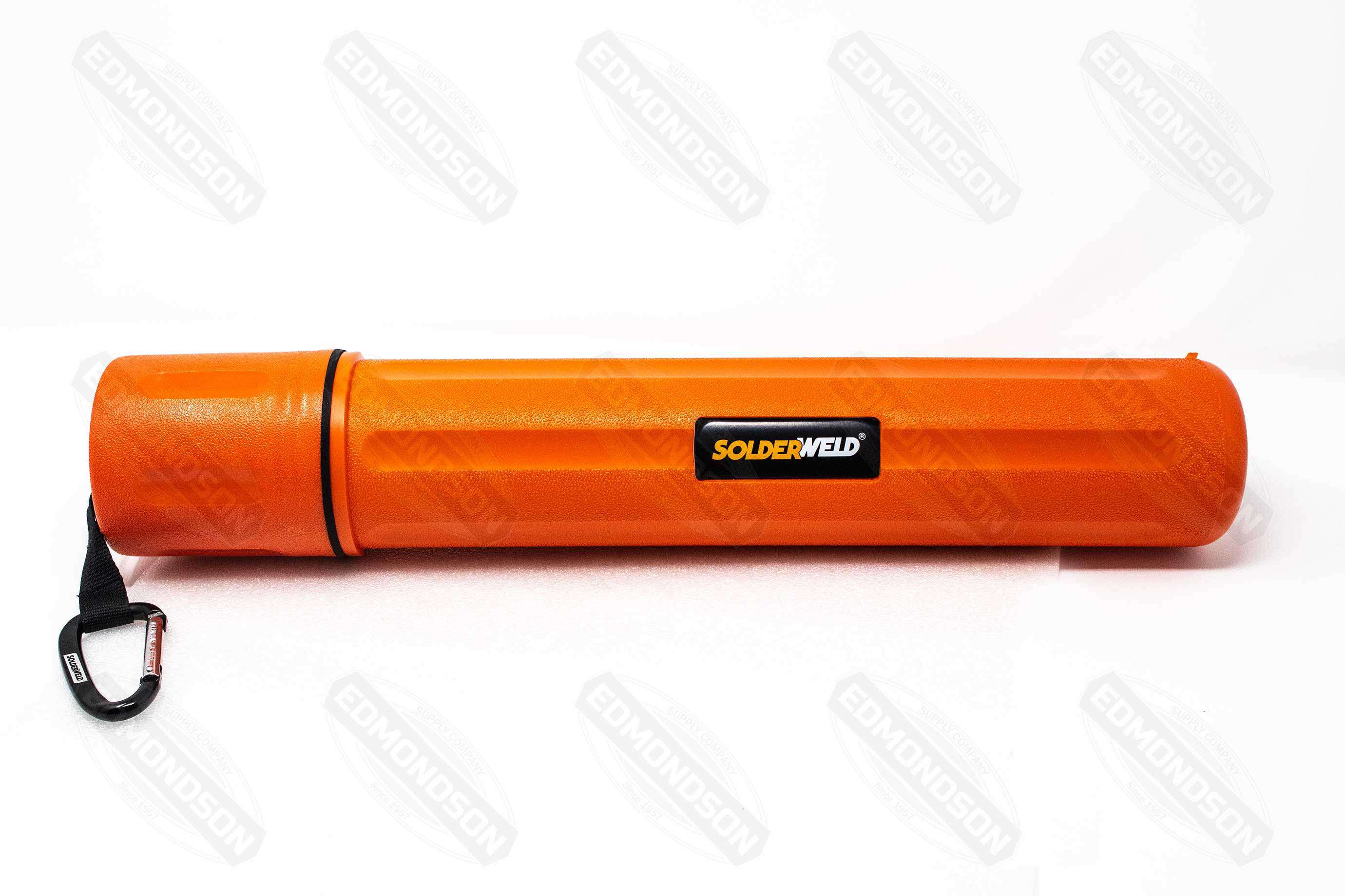 SolderWeld SW-OBC 18" Orange, Water Tight Rod Canister - Edmondson Supply