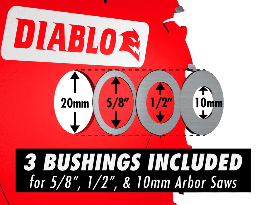 Diablo Tools D053830FMX 5‑3/8 in. x 30 Tooth Metal Cutting Saw Blade - Edmondson Supply
