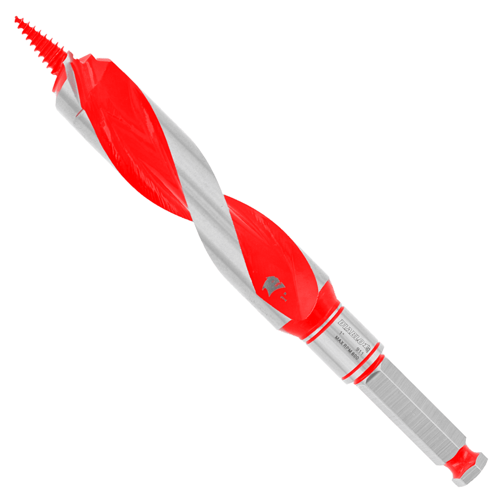 Diablo Tools DAG1130 1" x 7-1/2" Auger Bit for Wood & Nail-Embedded Wood - Edmondson Supply
