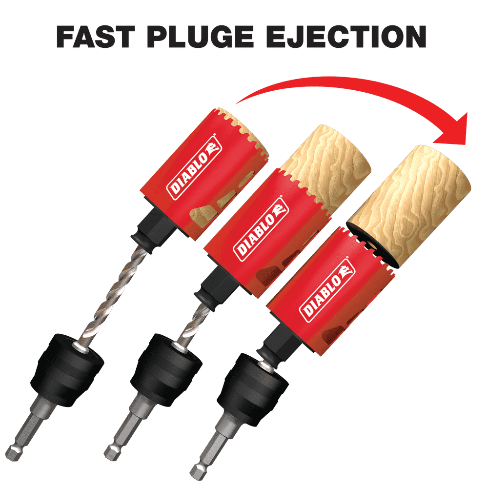 Diablo Tools DHS0875CT 7/8 in. General Purpose Carbide Holesaw