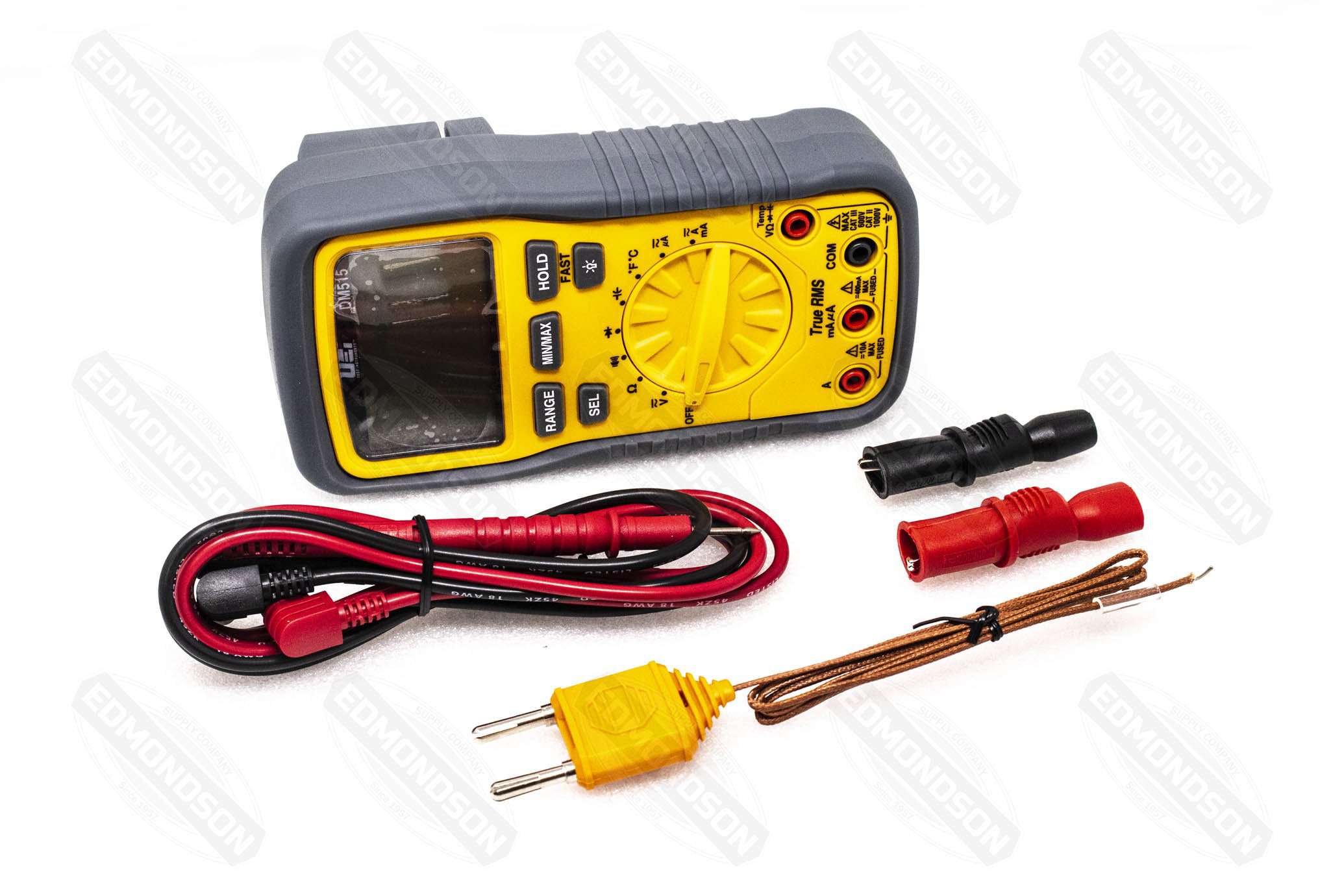 UEi DM515 True RMS 1000V Digital Multimeter w/ Temperature - Edmondson Supply