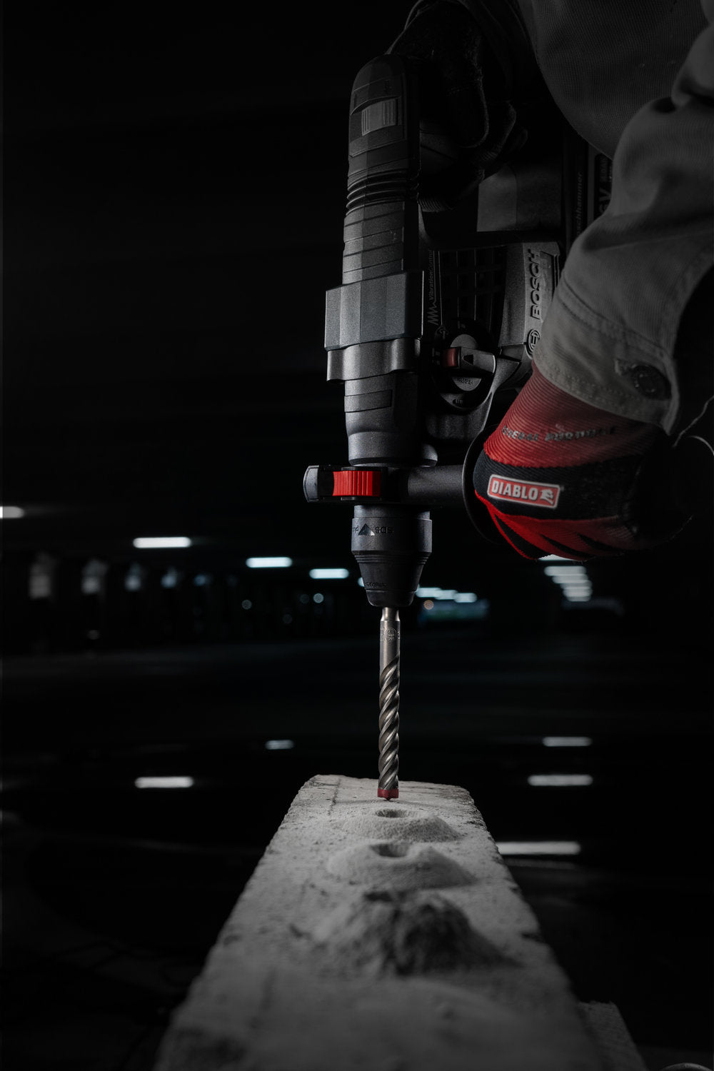Diablo Tools DMAMX1050 9/16 in. x 8 in. x 13 in. Rebar Demon™ SDS-Max 4-Cutter Full Carbide Head Hammer Drill Bit - Edmondson Supply