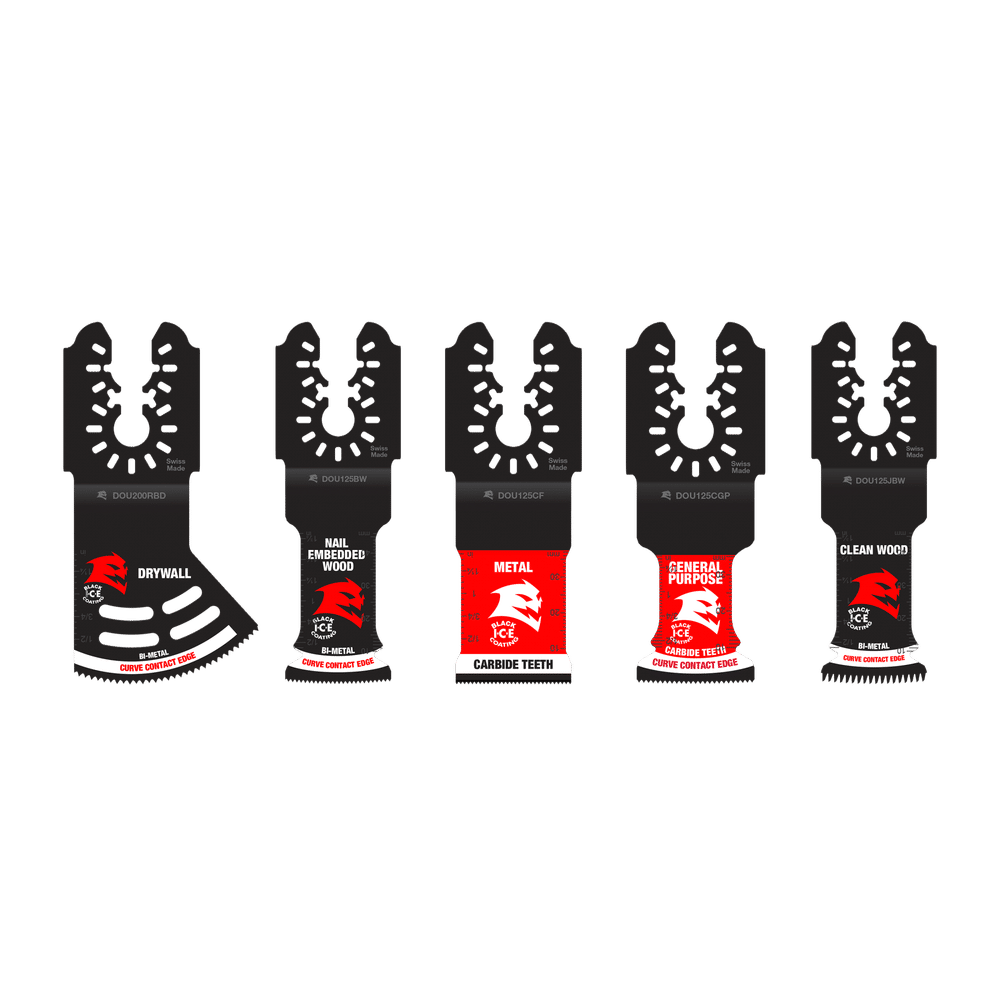Diablo Tools DOU5S 5 pc Universal Fit General Purpose Oscillating Blade Set - Edmondson Supply