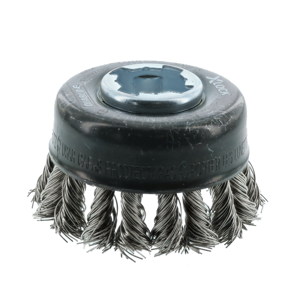 Diablo Tools DPB275XKCS01F 2-3/4 in. X-LOCK Stainless Steel Knot Cup Brush - Edmondson Supply