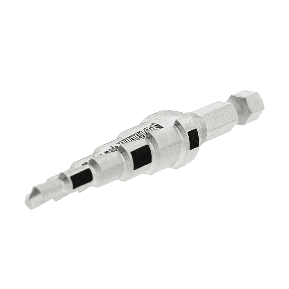 Diablo Tools DSD0500S06 1/4 in. - 1/2 in. Impact Step Drill Bit (6 Steps) - Edmondson Supply