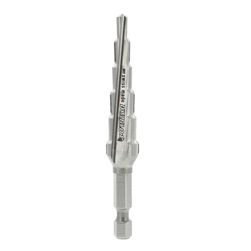 Diablo Tools DSD0500S06 1/4 in. - 1/2 in. Impact Step Drill Bit (6 Steps) - Edmondson Supply