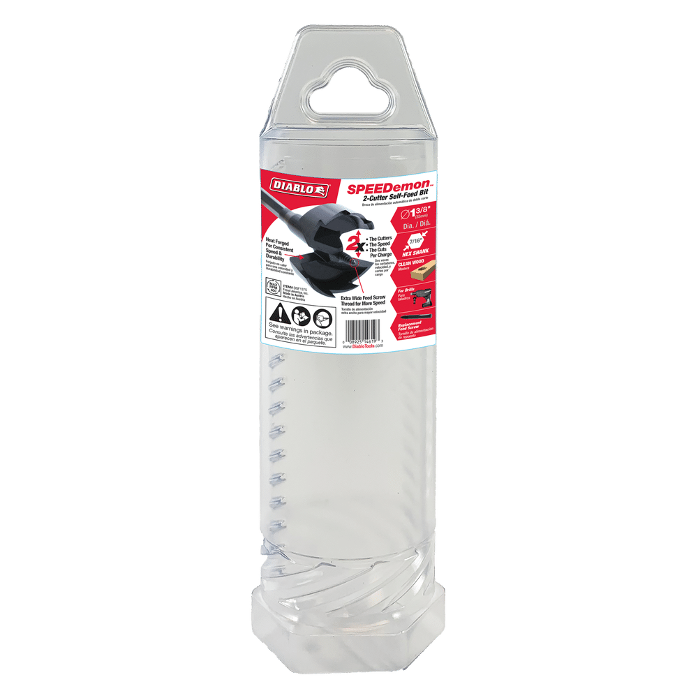 Diablo Tools DSF1375 1-3/8" Dia. SPEEDemon™ Self Feed Bit - Edmondson Supply