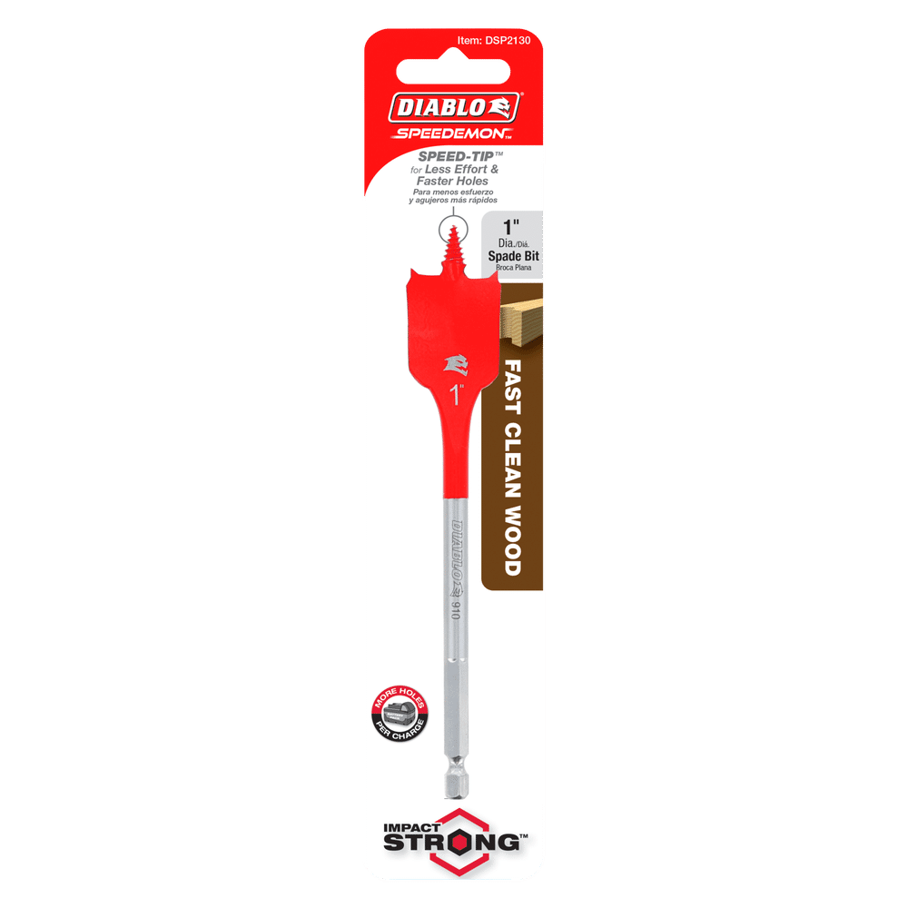 Diablo Tools DSP2130 1" x 6" SPEEDemon™ Spade Bit - Edmondson Supply