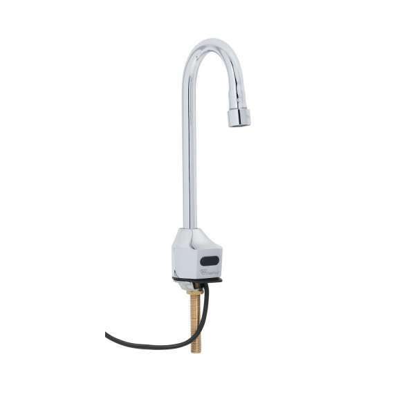 T&S Brass EC-3100 ChekPoint Electronic Faucet, Deck Mount, Gooseneck, AC/DC Control Module - Edmondson Supply