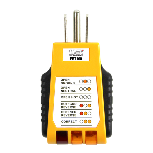 UEi ERT100 Electrical Receptacle Tester - Edmondson Supply