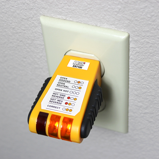 UEi ERT100 Electrical Receptacle Tester - Edmondson Supply