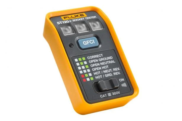 Fluke ST120+ GFCI Socket Tester with Beeper - Edmondson Supply