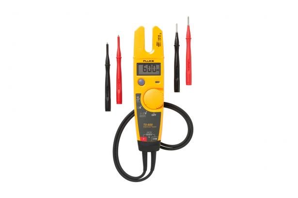 Fluke T5-600 Voltage, Continuity and Current Tester, 600V AC/DC - Edmondson Supply