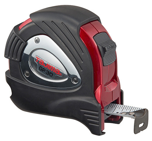 Tajima GP-30BW G-PLUS™ Standard Scale, 30 ft x 1 in. Steel Blade Tape Measure - Edmondson Supply