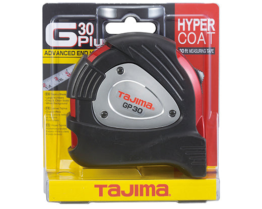 Tajima GP-30BW G-PLUS™ Standard Scale, 30 ft x 1 in. Steel Blade Tape Measure - Edmondson Supply