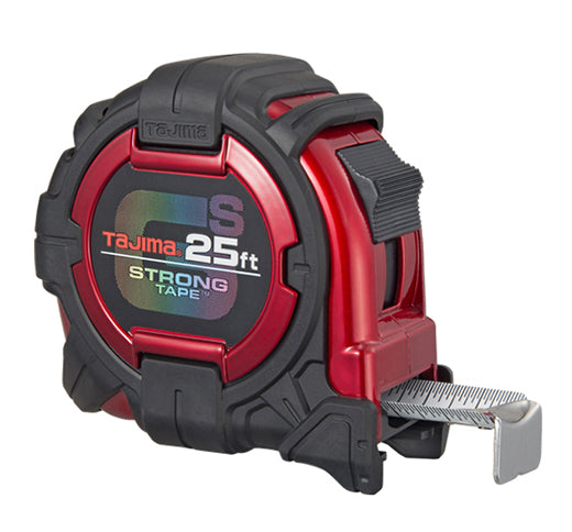 Tajima GS-25BW GS Lock™ Standard Scale, 25 ft x 1-1/16 in. Steel Blade Tape Measure - Edmondson Supply