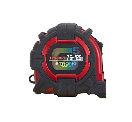 Tajima GS-25/7.5MBW GS Lock™ Standard & Metric Scale, 25 ft/ 7.5 m x 1-1/16 in./27mm Steel Blade Tape Measure - Edmondson Supply