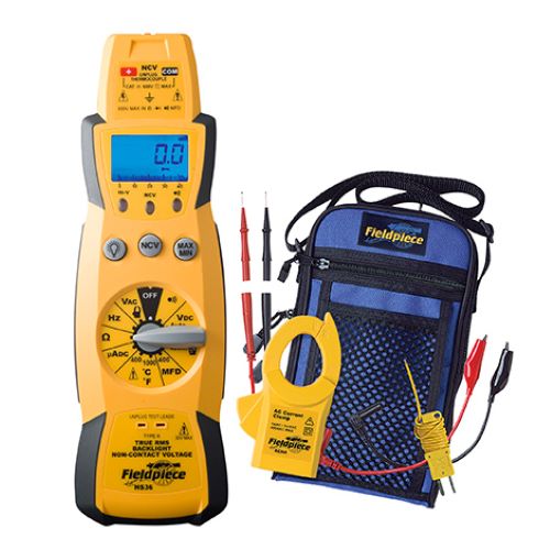 Fieldpiece HS36 Expandable True RMS Stick Meter with Backlight - Edmondson Supply