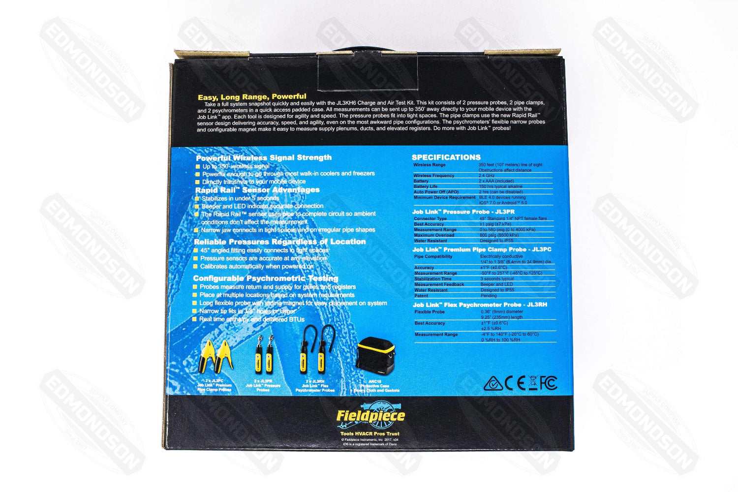 Fieldpiece JL3KH6 Job Link® System Charge and Air Kit - Edmondson Supply