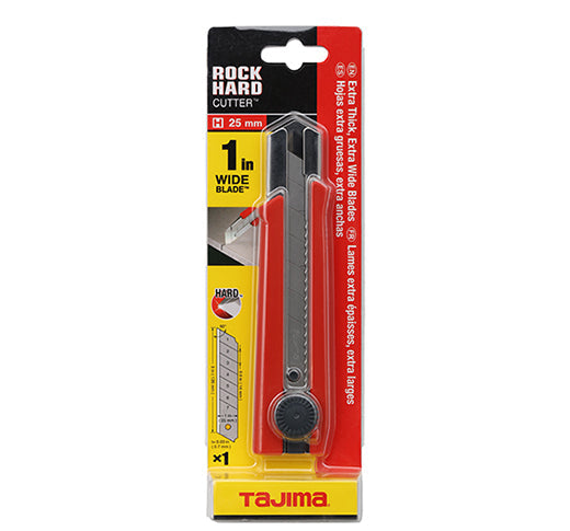 Tajima LC-650 Rock Hard® Utility Knife, Dial Blade Lock, 1x Rock Hard Blade - Edmondson Supply