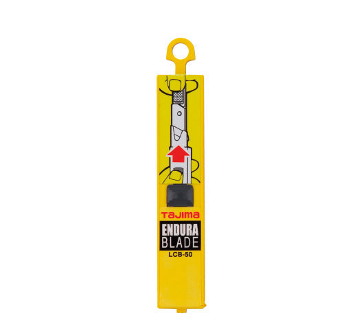 Tajima LCB-50 Endura-Blade™ L Utility Knife Blades, 8-Point, 10-Blade Safety Dispenser - Edmondson Supply