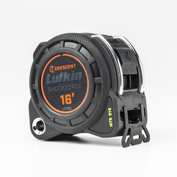 Crescent Lufkin L1116B-02 1-3/16" x 16' Shockforce Nite Eye™ G1 Dual Sided Tape Measure - Edmondson Supply