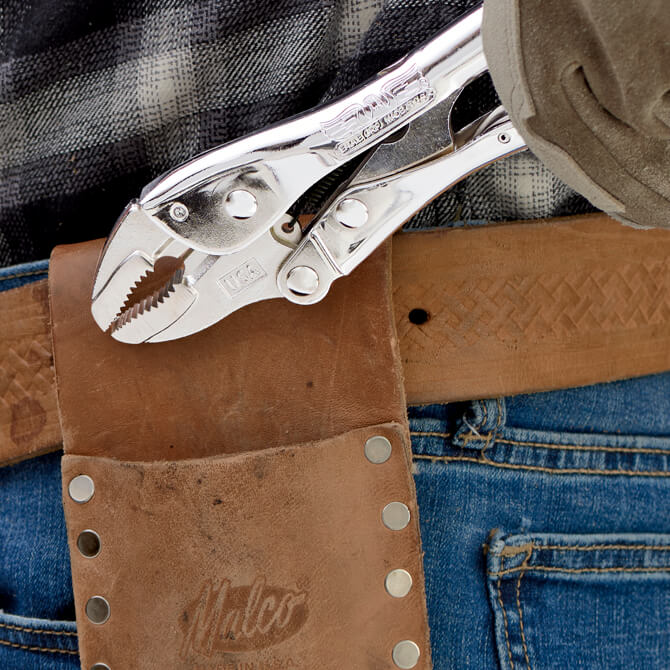 Malco Tools LP10WC Eagle Grip 10″ Curved Jaw Locking Pliers W/Wire Cutters - Edmondson Supply