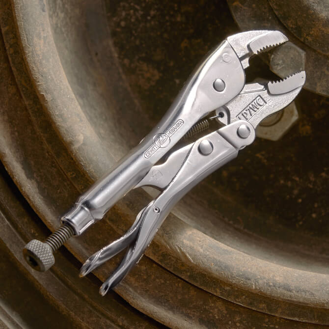 Malco Tools LP7WC Eagle Grip 7″ Curved Jaw Locking Pliers W/Wire Cutters - Edmondson Supply