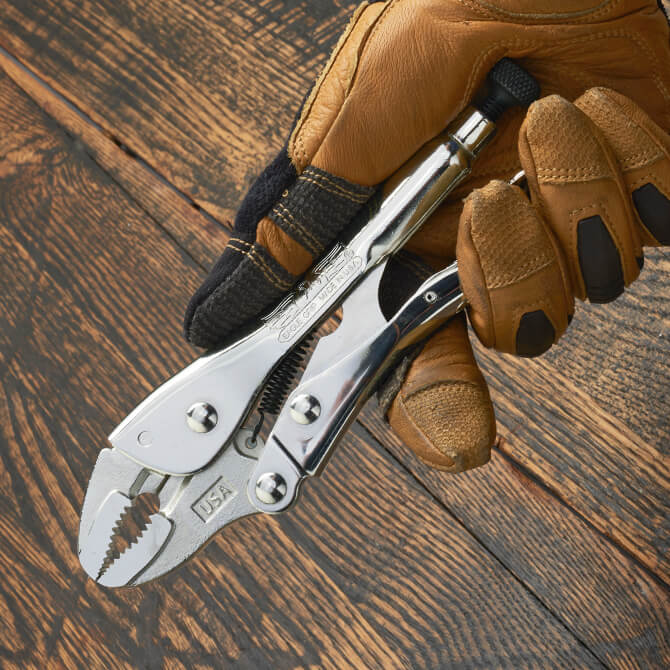 Malco Tools LP7WC Eagle Grip 7″ Curved Jaw Locking Pliers W/Wire Cutters - Edmondson Supply