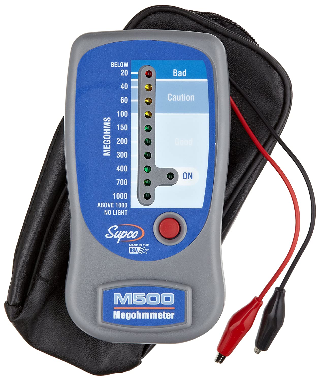Supco M500 Insulation Tester / LED Megohmmeter - Edmondson Supply