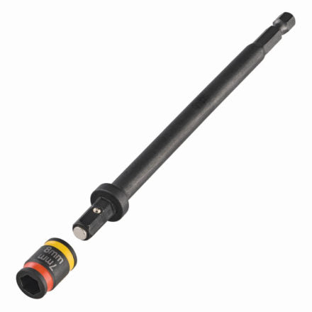 Malco Tools MSHXLCM3 C-RHEX® Cleanable, Reversible Magnetic Hex Driver (7mm and 8mm), 6" - Edmondson Supply