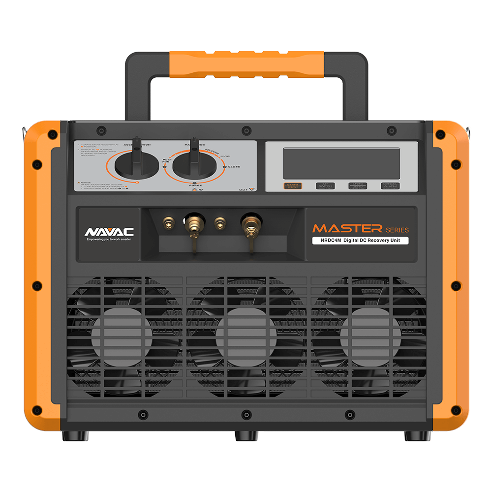 NAVAC NRDC4M 4-Cylinder, Brushless DC Refrigerant Recovery Unit, Master Series - Edmondson Supply