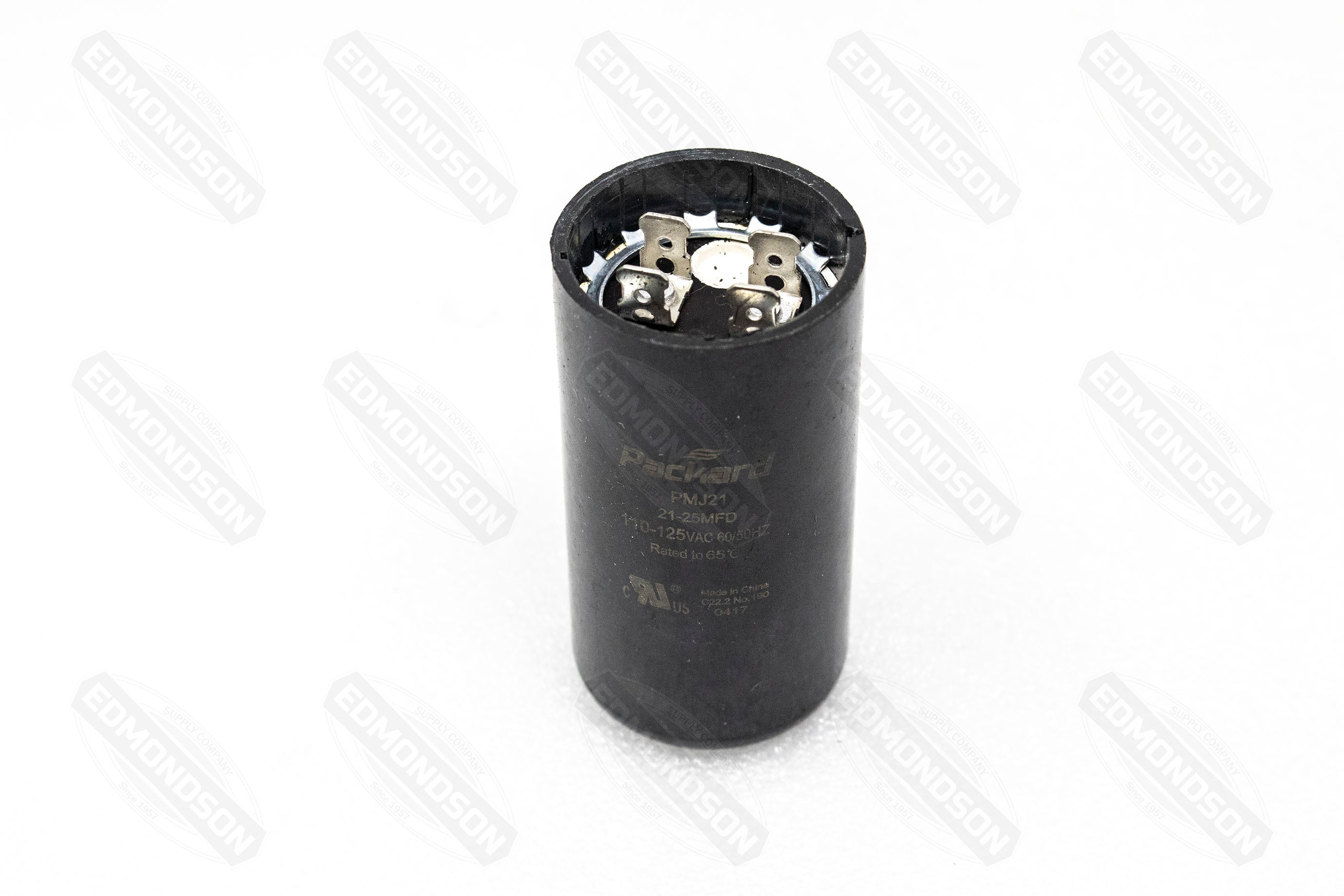 Packard PMJ21 Motor Start Capacitor 21-25 MFD 110-125 Volt - Edmondson Supply