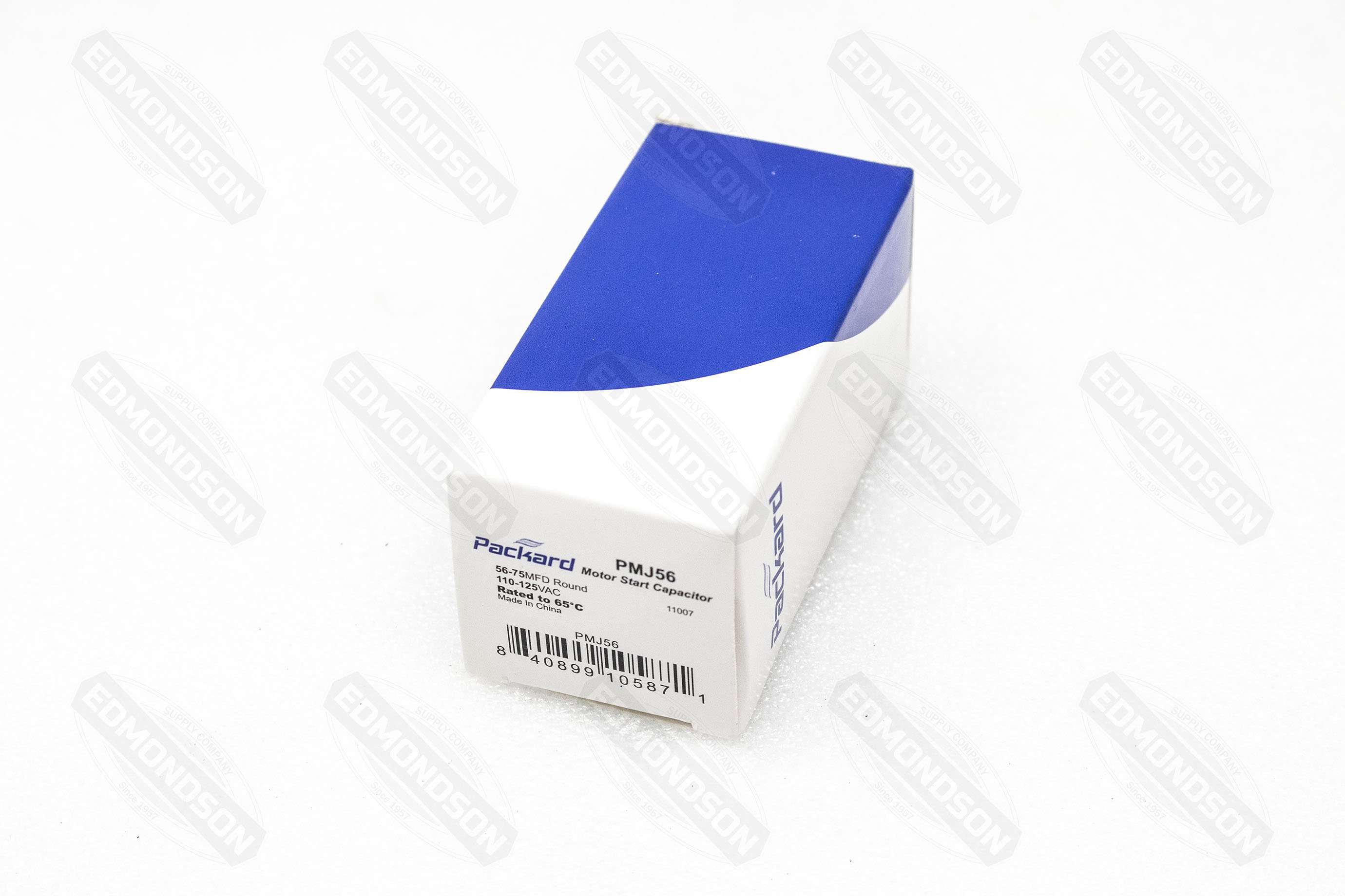 Packard PMJ56 Motor Start Capacitor 56-75 MFD 110-125 Volt - Edmondson Supply