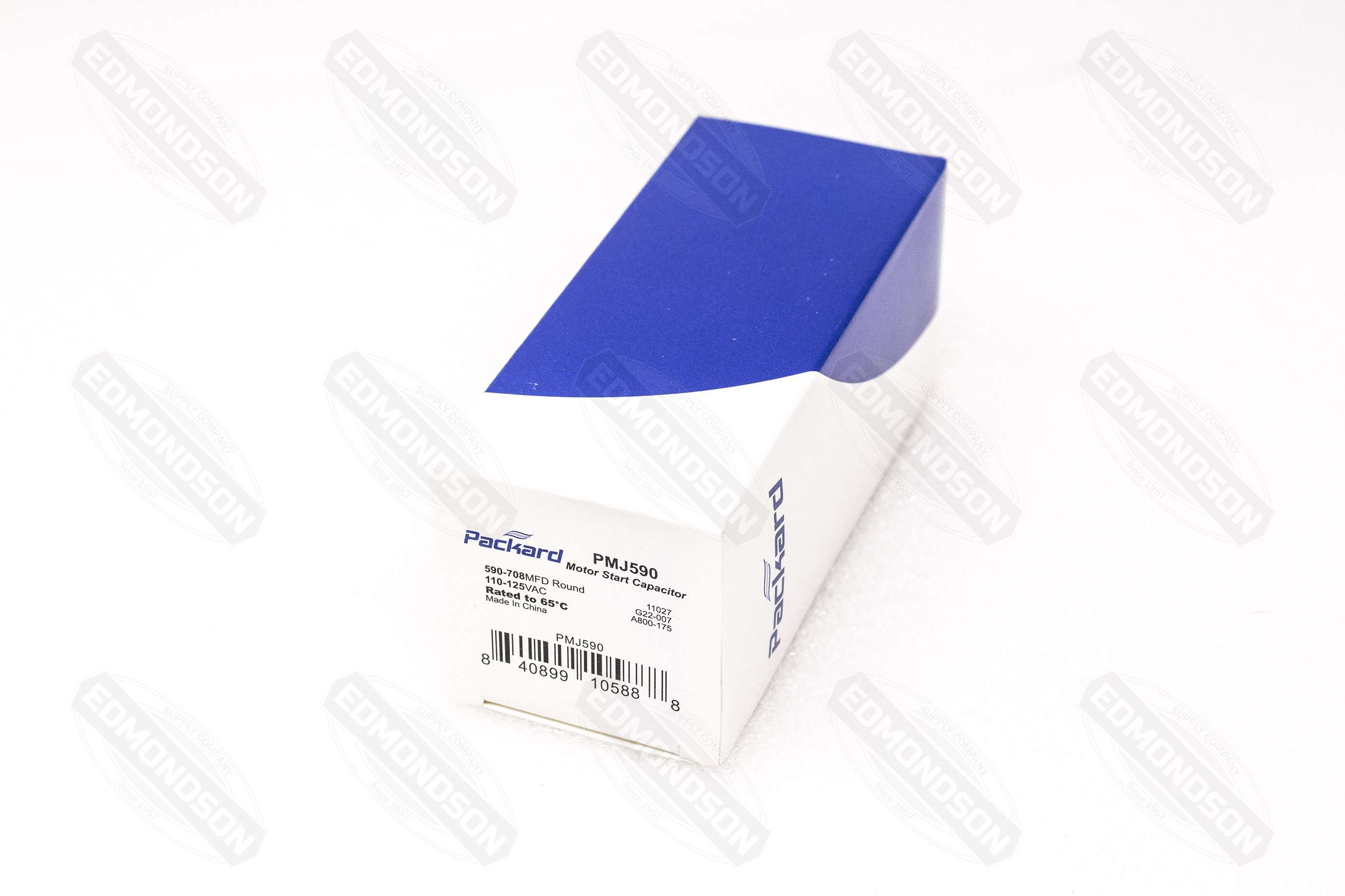 Packard PMJ590 Motor Start Capacitor 590-708 MFD 110-125 Volt - Edmondson Supply