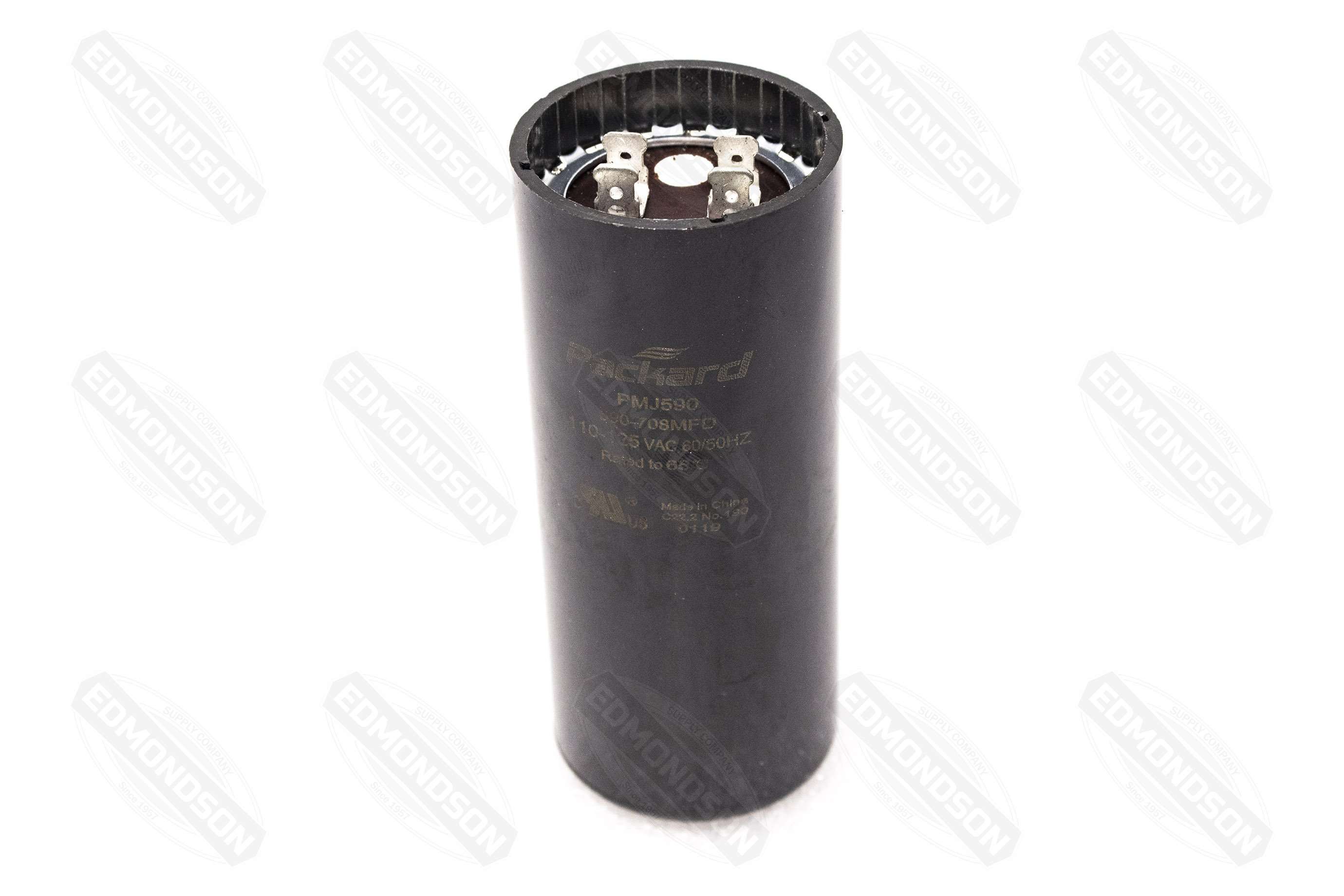 Packard PMJ590 Motor Start Capacitor 590-708 MFD 110-125 Volt - Edmondson Supply