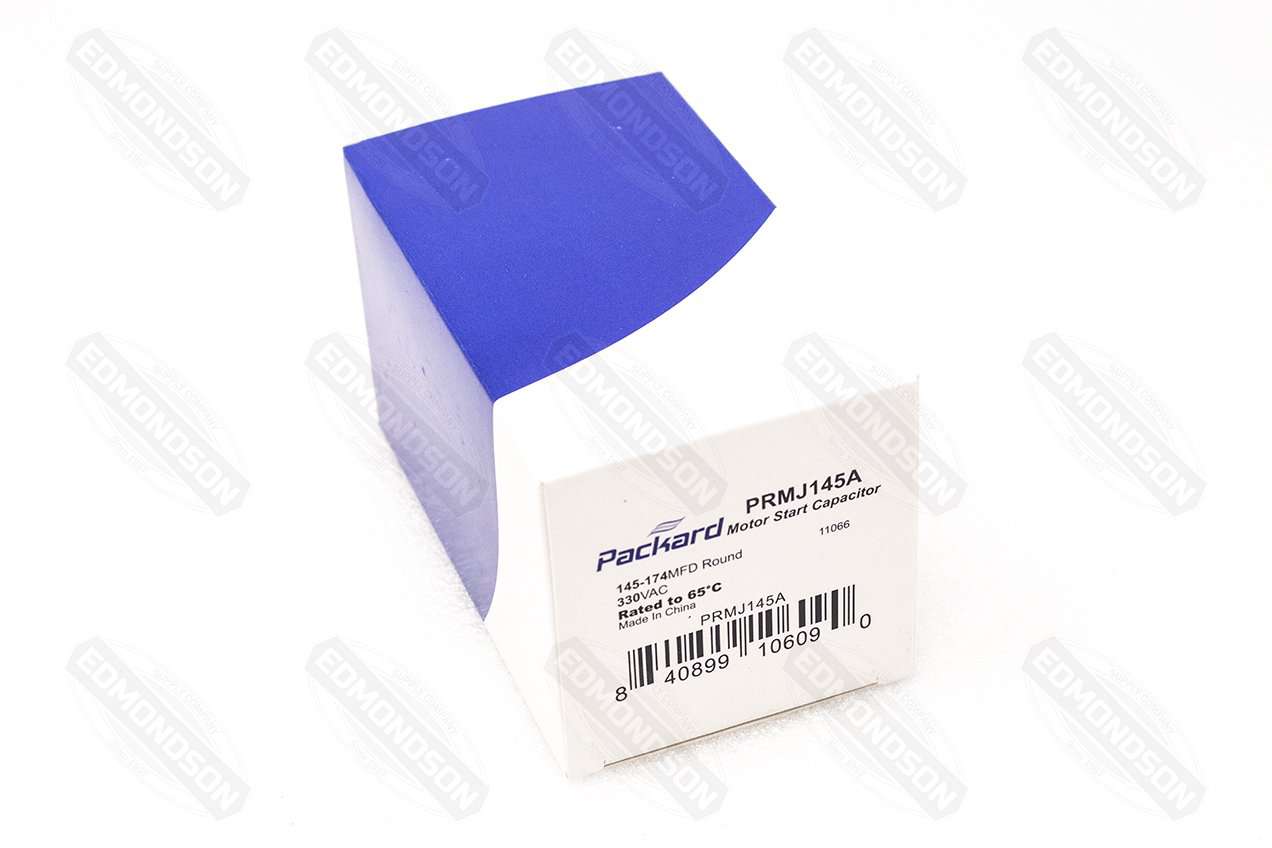 Packard PRMJ145A Motor Start Capacitor 145-174 MFD - Edmondson Supply