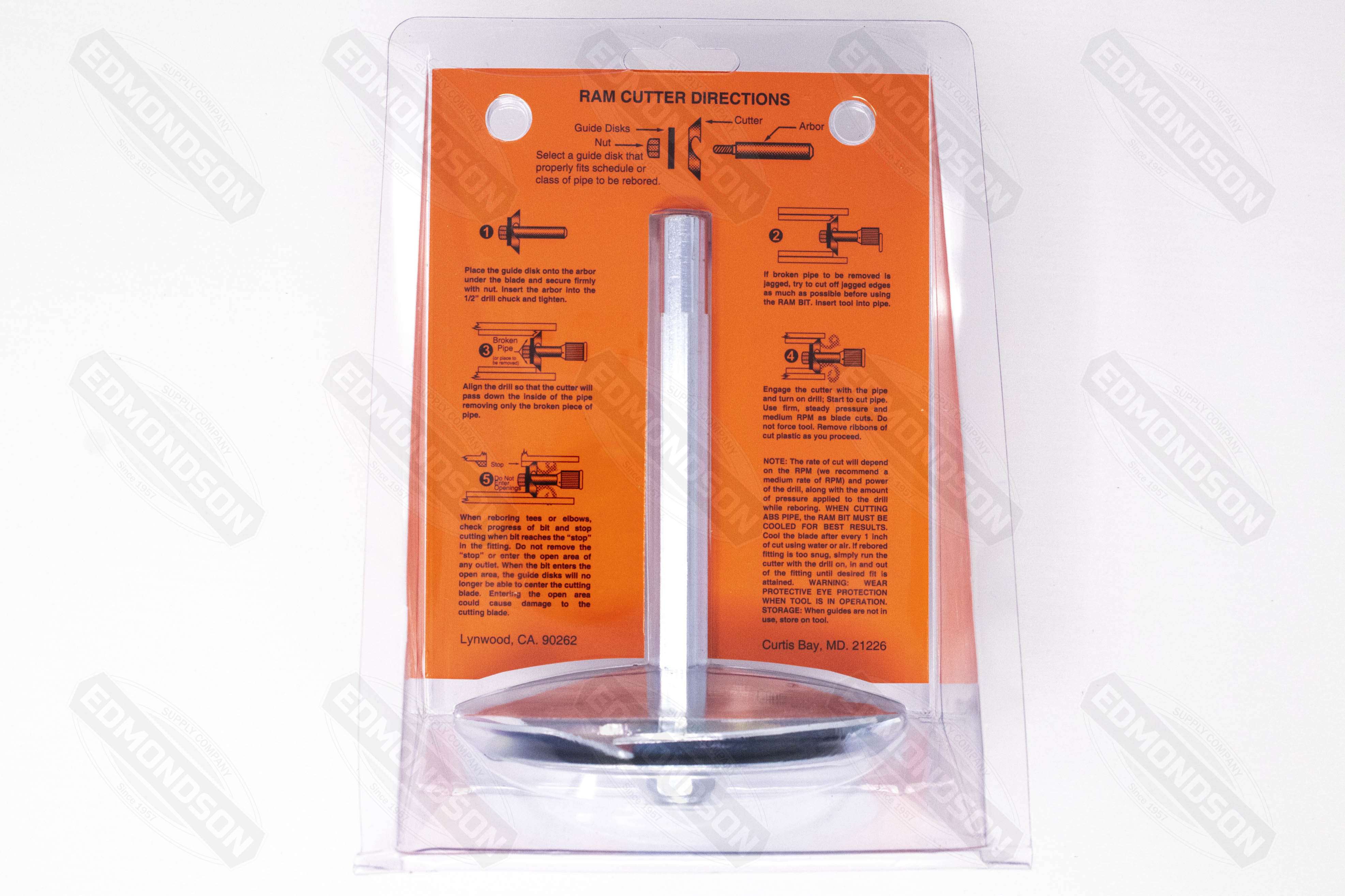Pasco 3254 4" Ram Bit - Edmondson Supply